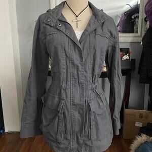 Y2k grunge cargo jacket